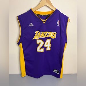 Kobe Bryant Lakers Adidas Basketball Jersey Size L